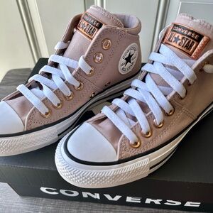 Converse Madison Blush Soft Pink All Star Mid-Top Sneaker